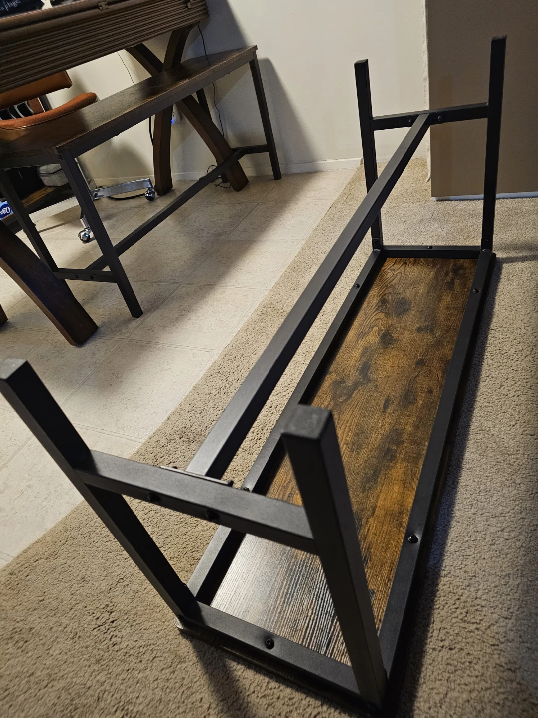 2 Industrial Style Dining Benches - photo 3