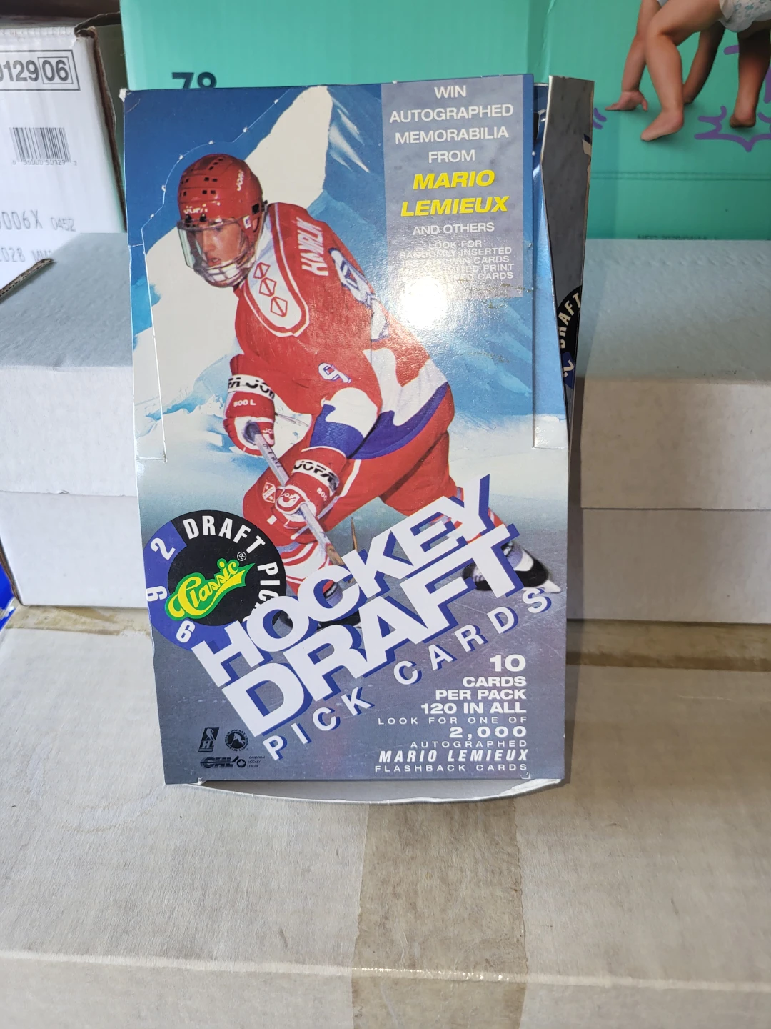 1991 Classic Draft Pick Hockey Cards Box