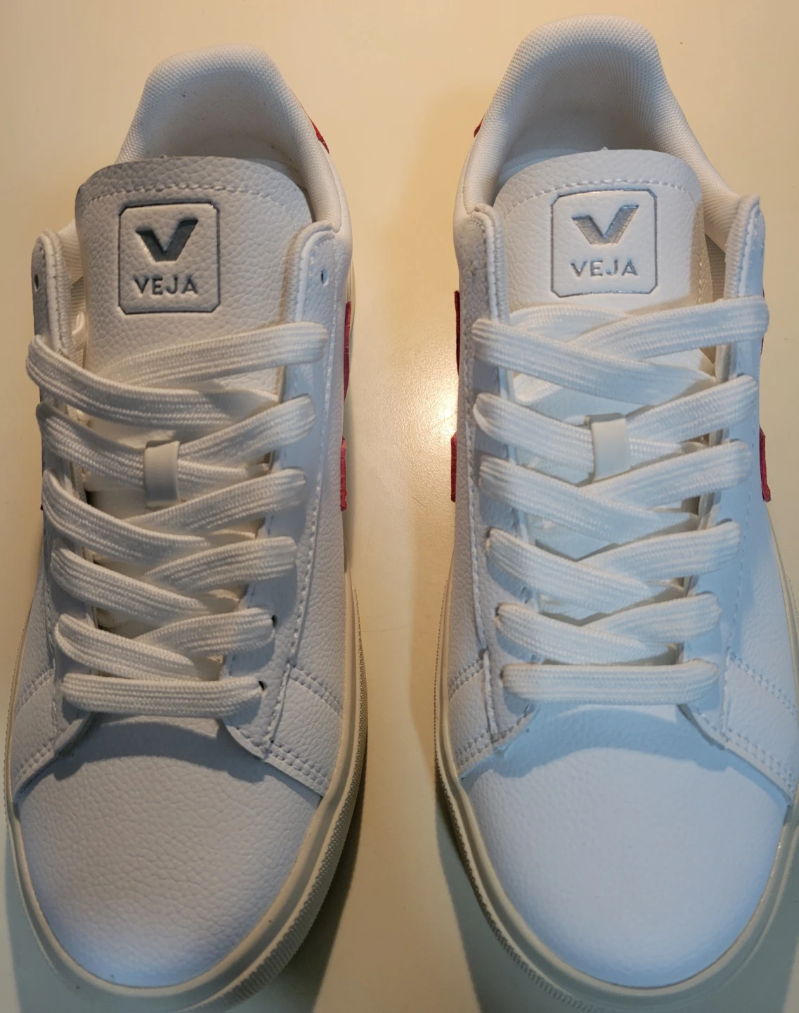 Veja campo sneakers white/red Mens Sz 7 / Equal to women Sz 9 - photo 4