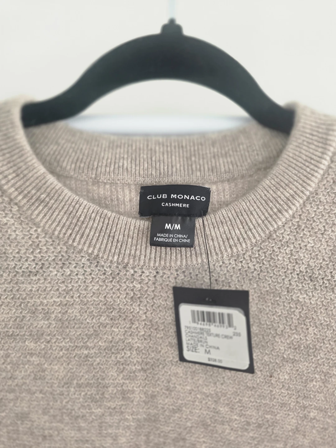 Club Monaco Cashmere Texture Crew Sweater - Size M - photo 3