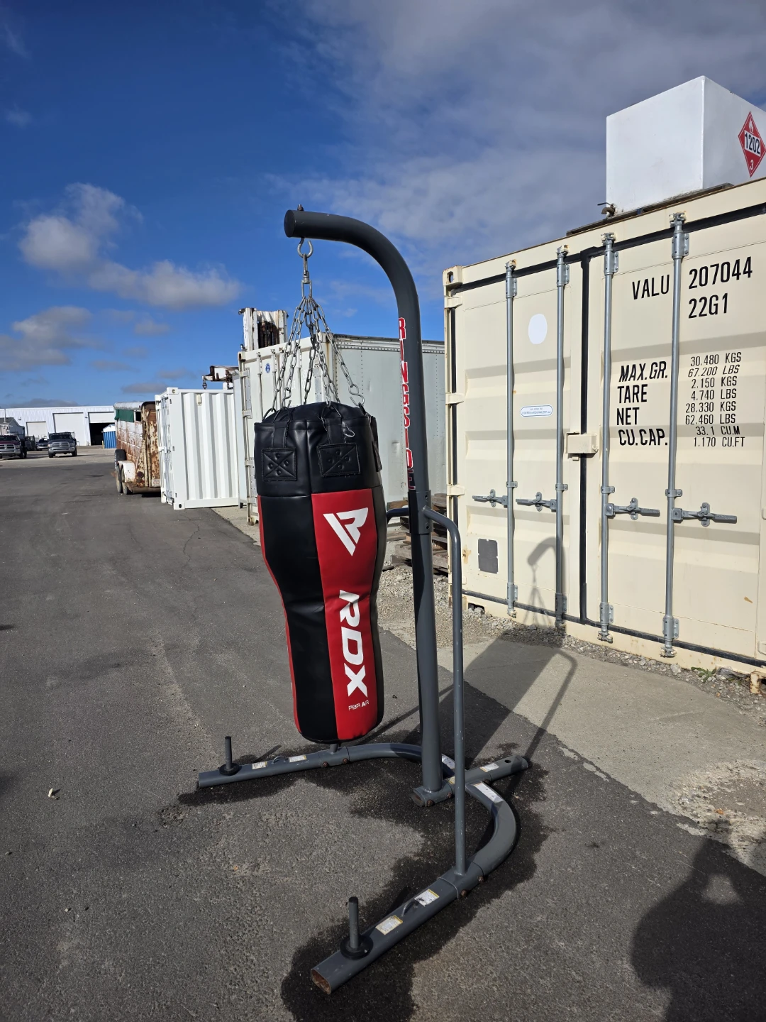 RDX Heavy Bag with Ringside Stand