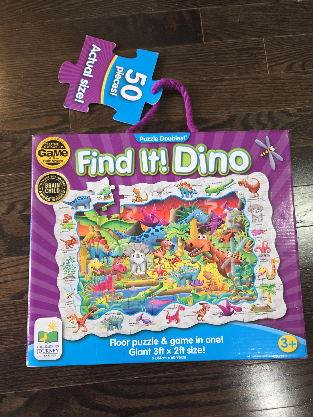 The Learning Journey Find It! Dino Floor Puzzle