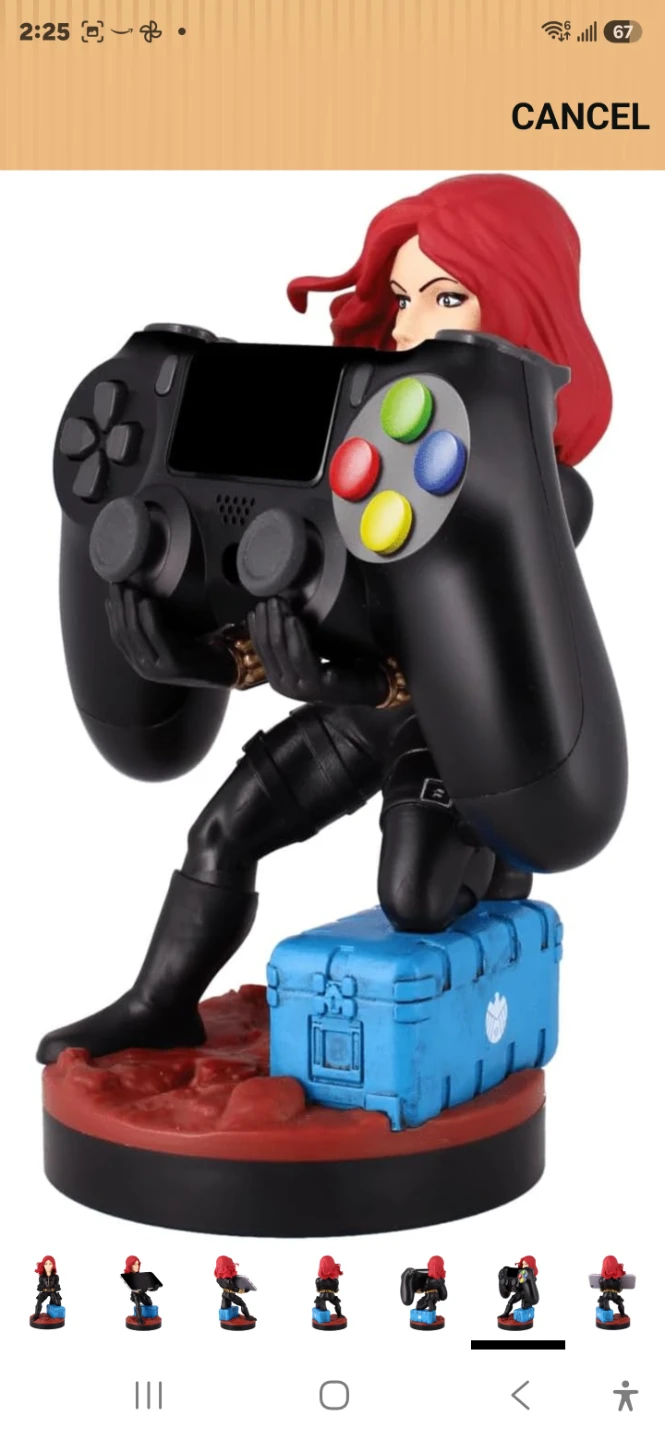 Marvel Cable Guys Black Widow Phone & Controller Holder - photo 4