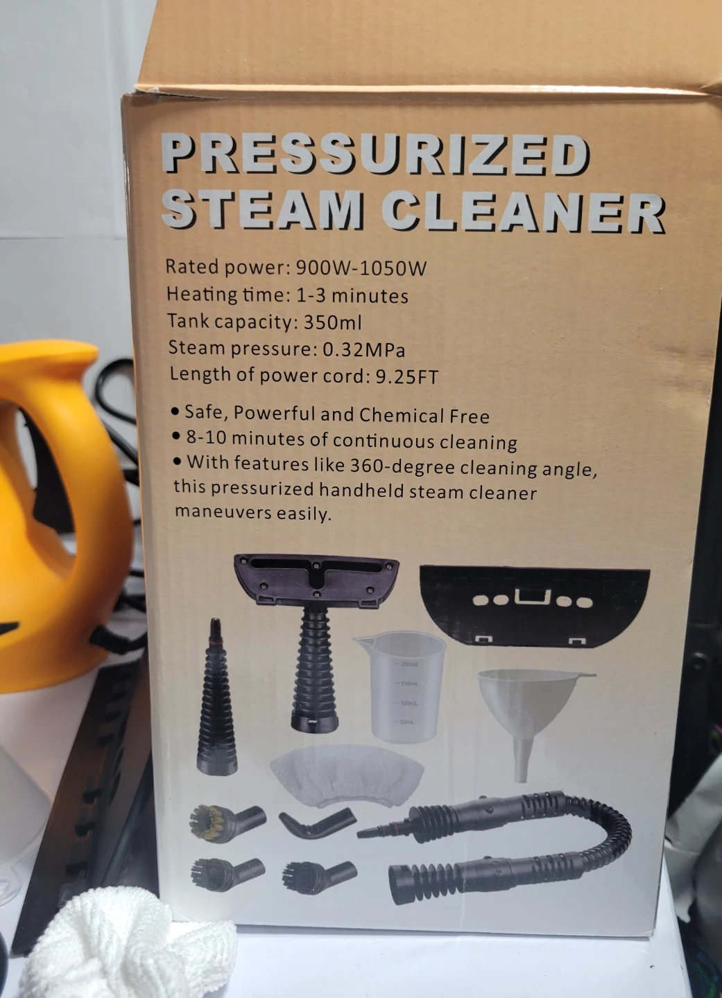 Brand new Spurgehom Pressurized Steam Cleaner - photo 5