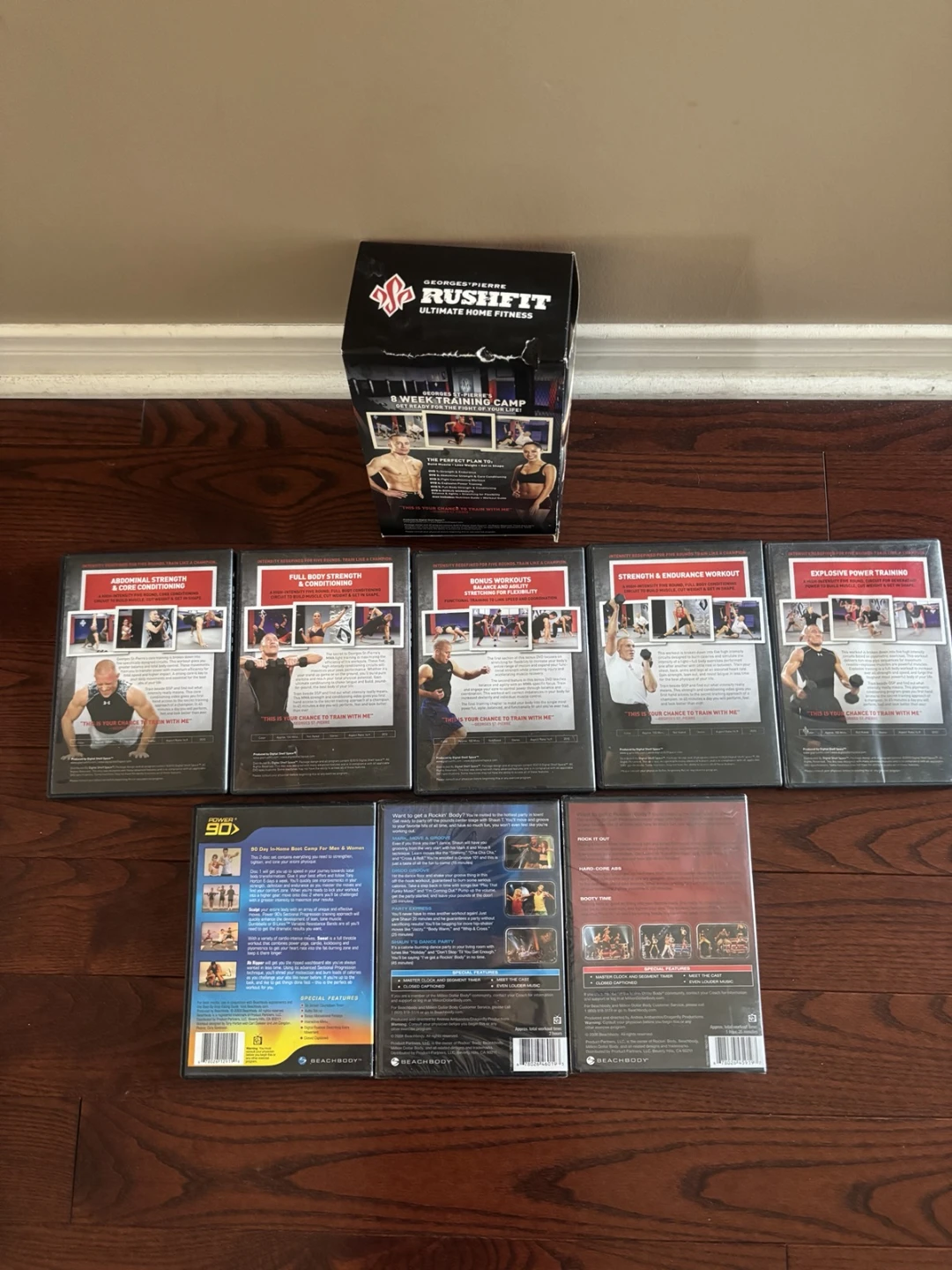 EUC - Georges St-Pierre Rushfit DVD SET & Fitness DVD'S - photo 2