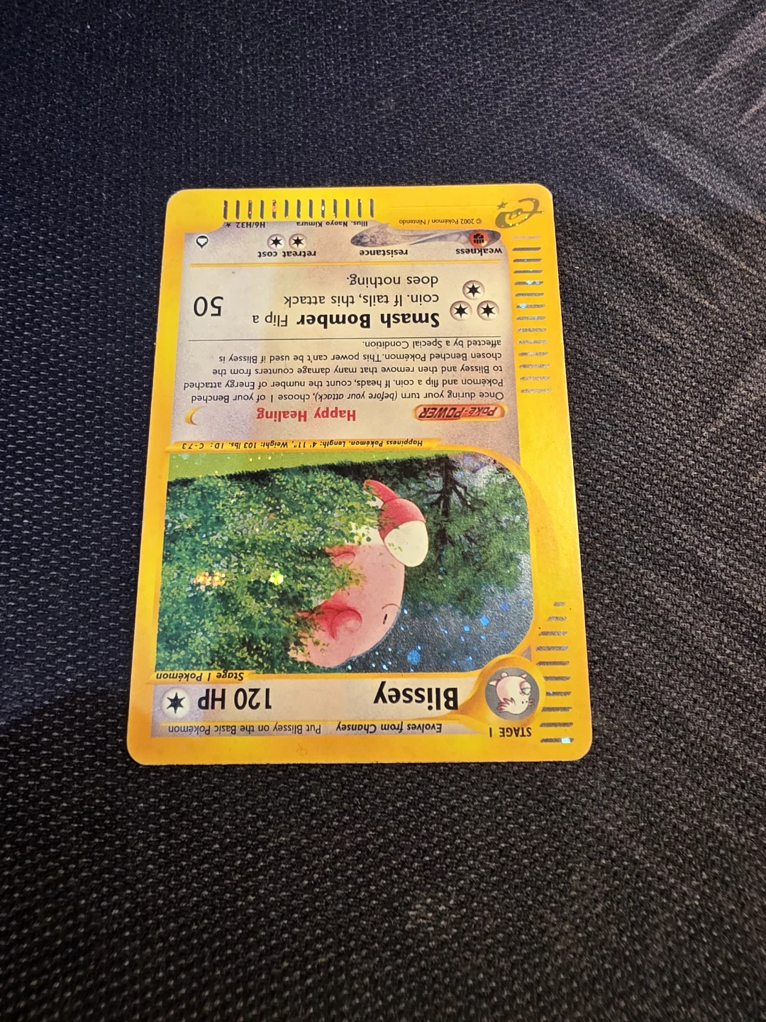 Pokemon Aquapolis Blissey Holo Card - photo 2
