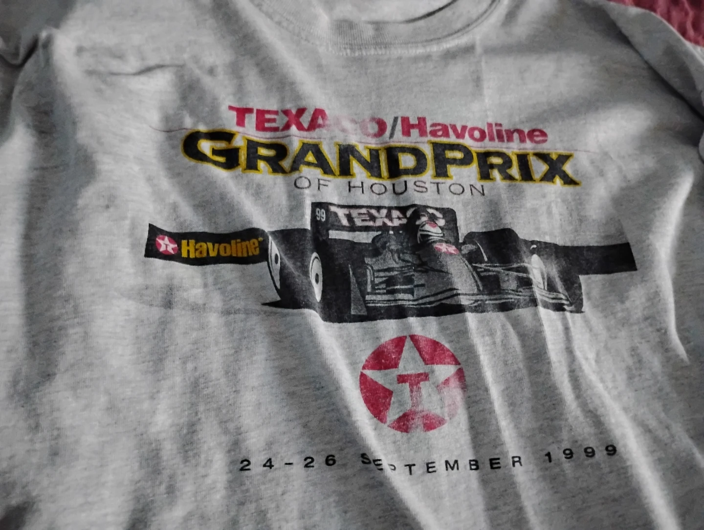 Vintage Texaco Grand Prix Houston Long Sleeve T-Shirt
