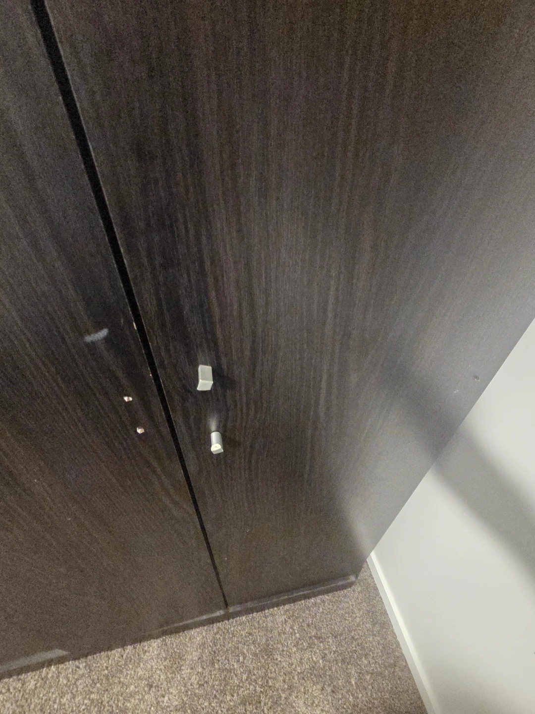 Dark Brown Three-Door Wardrobe - photo 4