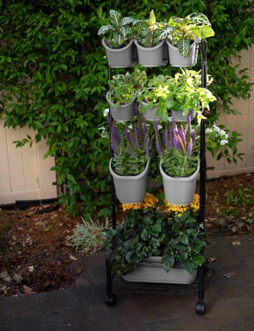 Vertical Planter with wheels (indoor & outdoor)