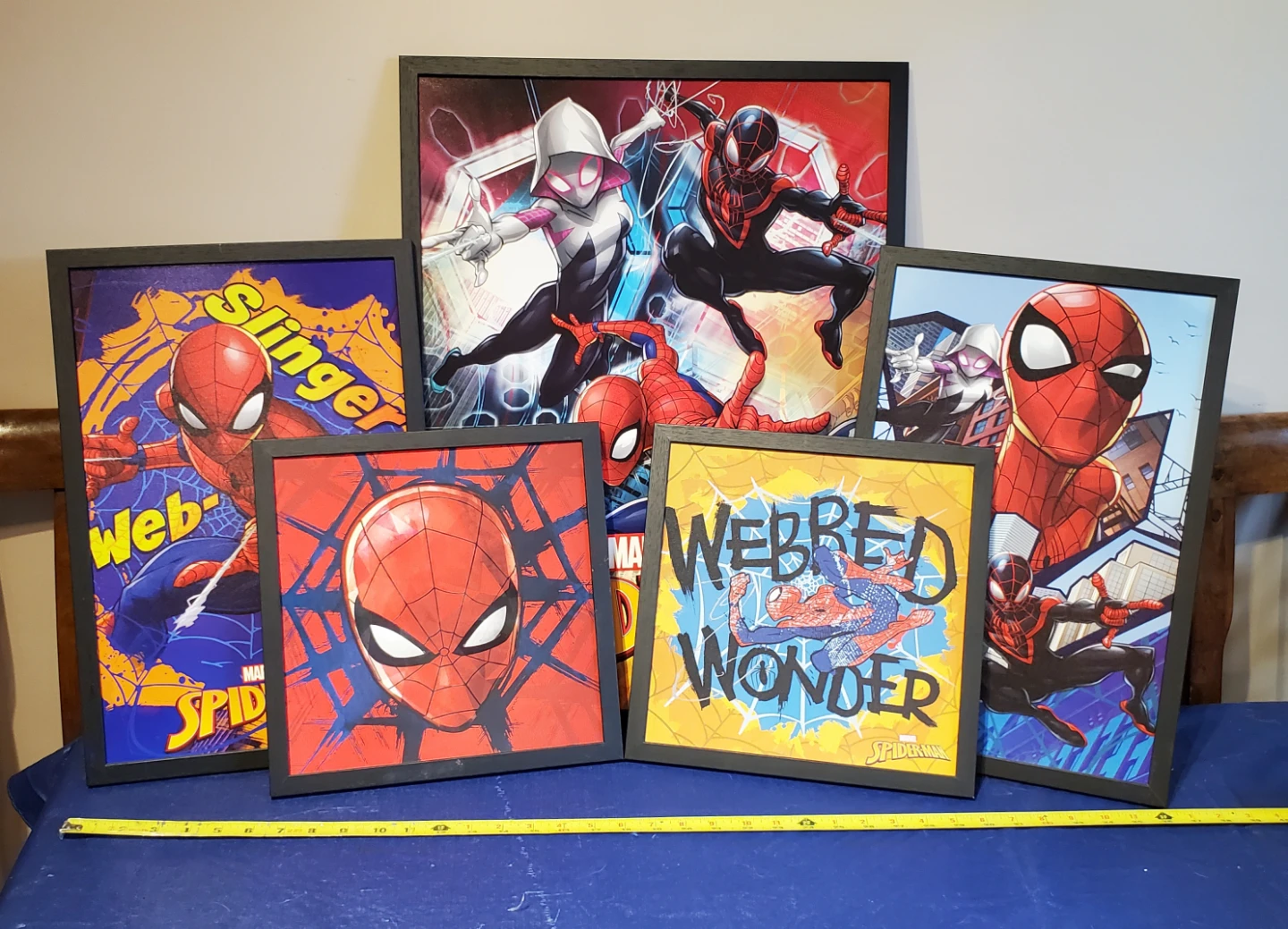 Set of 5 Marvel Spider-Man Framed Wall Art