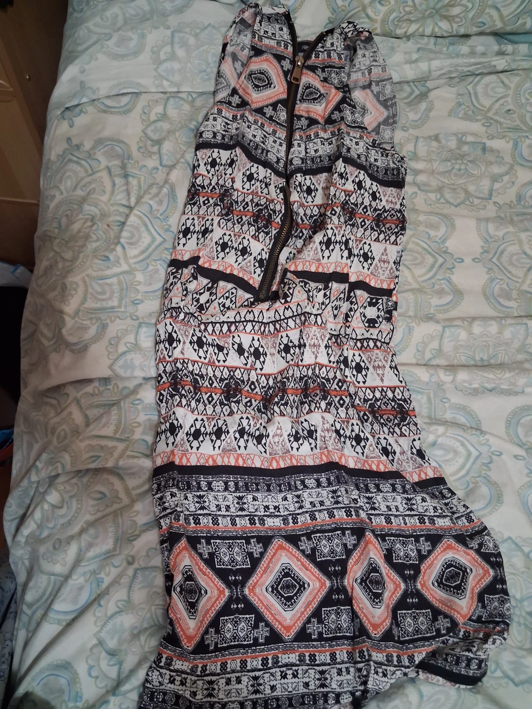 New Look Patterned Sleeveless Dress