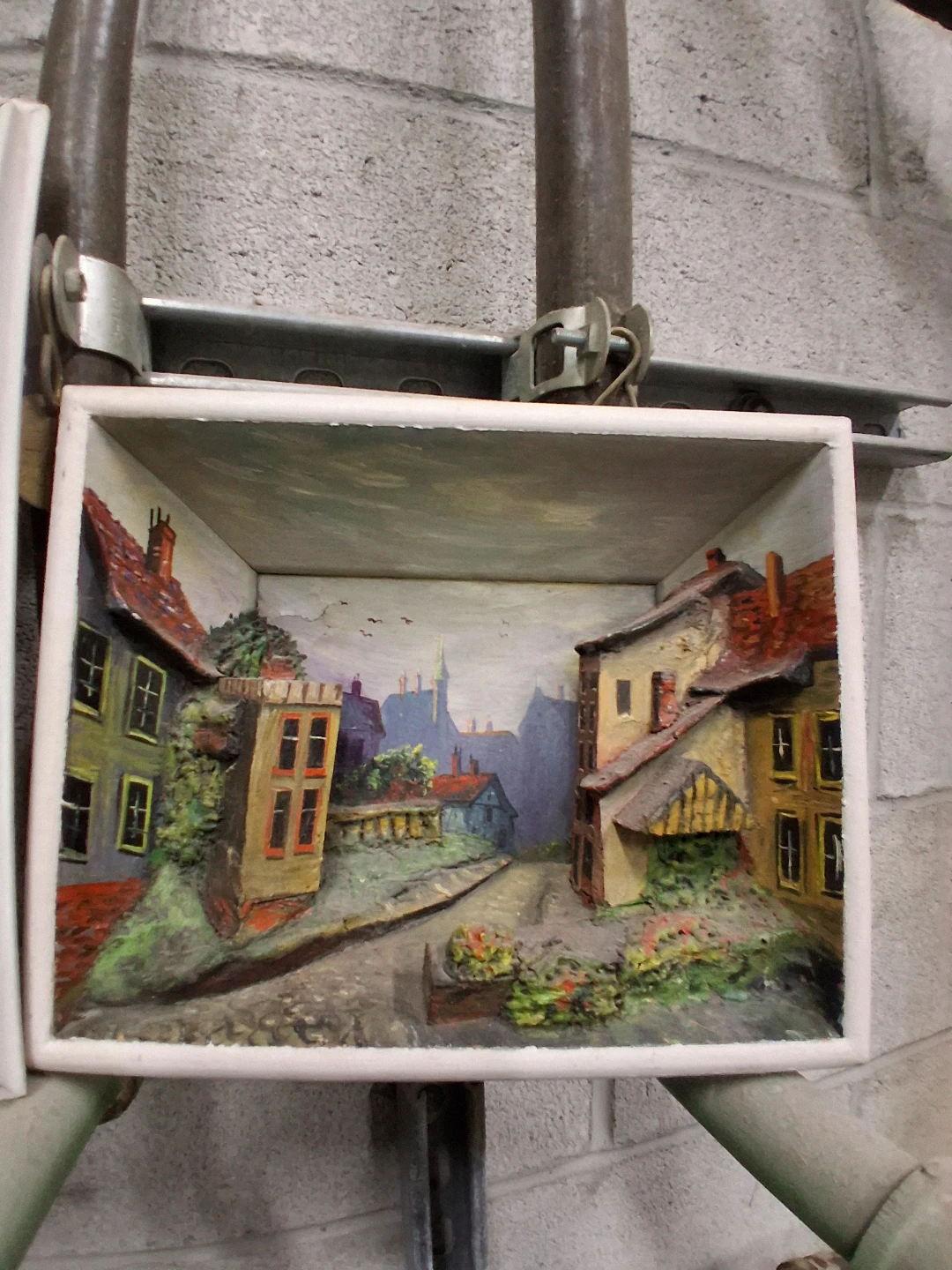 Set of Two 3D Shadow Box Diorama Art Pieces - photo 2
