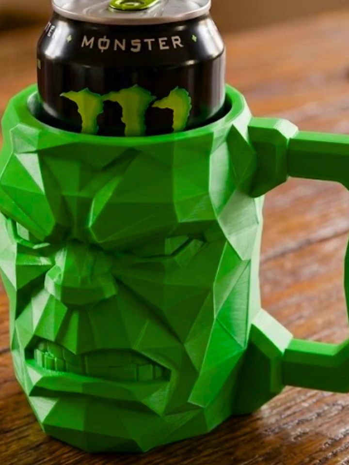 Hulk Head Can Holder Mug