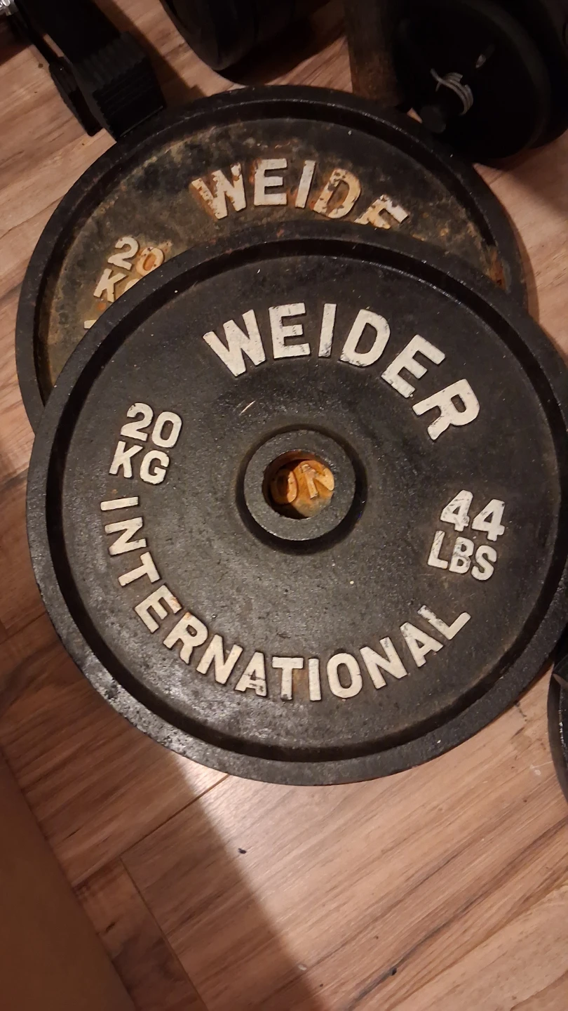 Weider 20kg 44lbs Weight Plate
