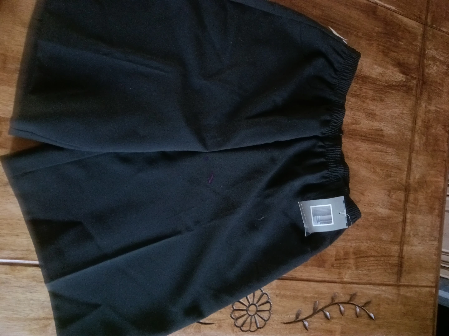 New Black Shorts Size 14