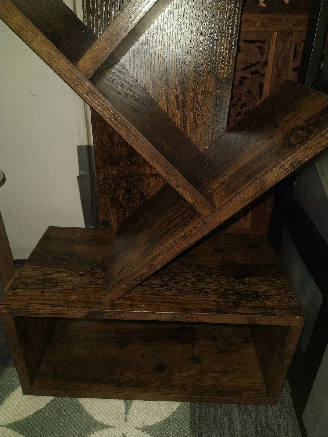 Dark Wood Tree Bookshelf - photo 3
