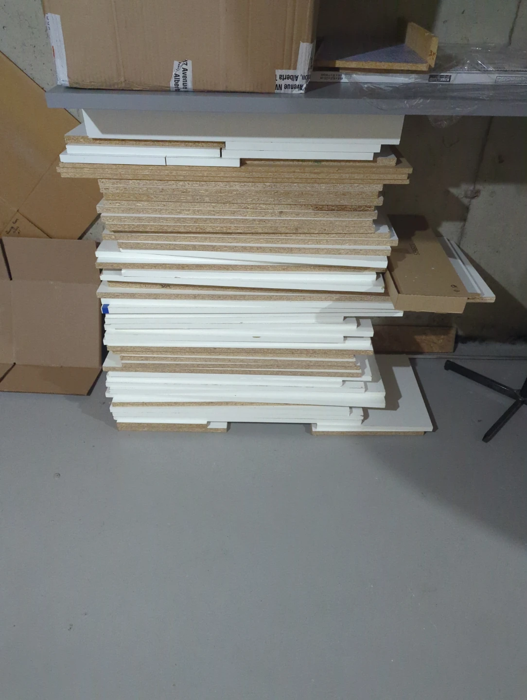 Assorted Wood and Laminate Pieces