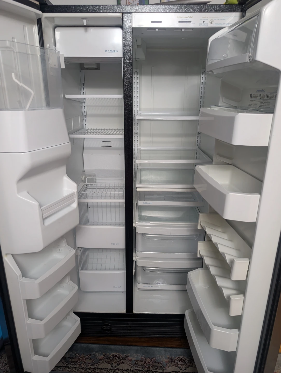 KitchenAid Stainless Steel Side-by-Side Refrigerator - photo 4
