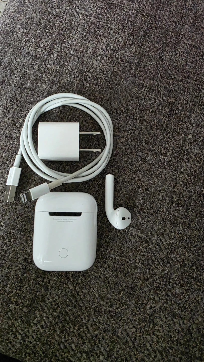 Apple AirPods with Charging Case .I have just one. Missing