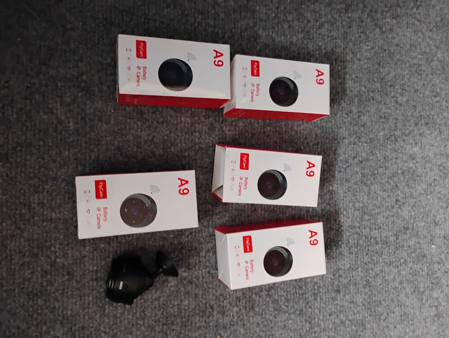 5 A9 FlyCam Battery IP Cameras