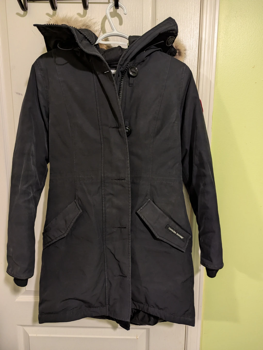 Canada Goose Black Parka with Fur Hood - photo 2