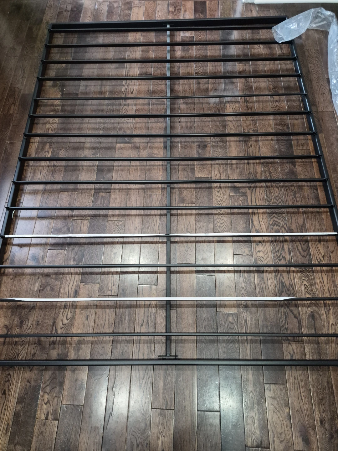 Metal bed frame slats