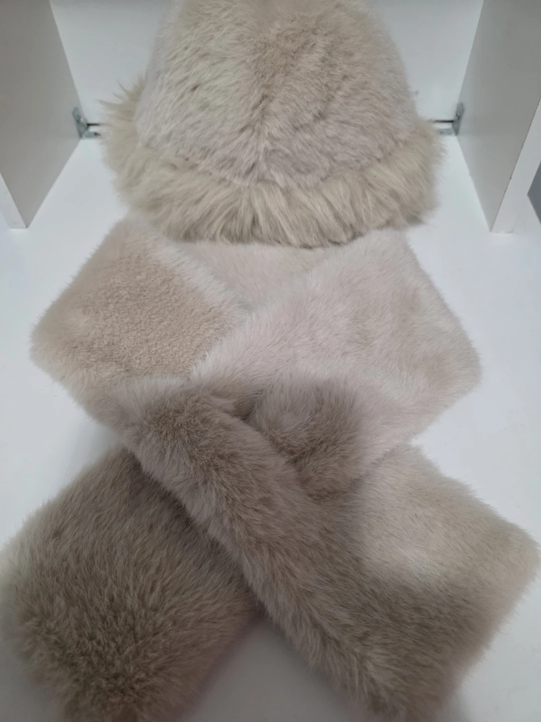 Faux Fur Hat and Scarf Set - photo 2
