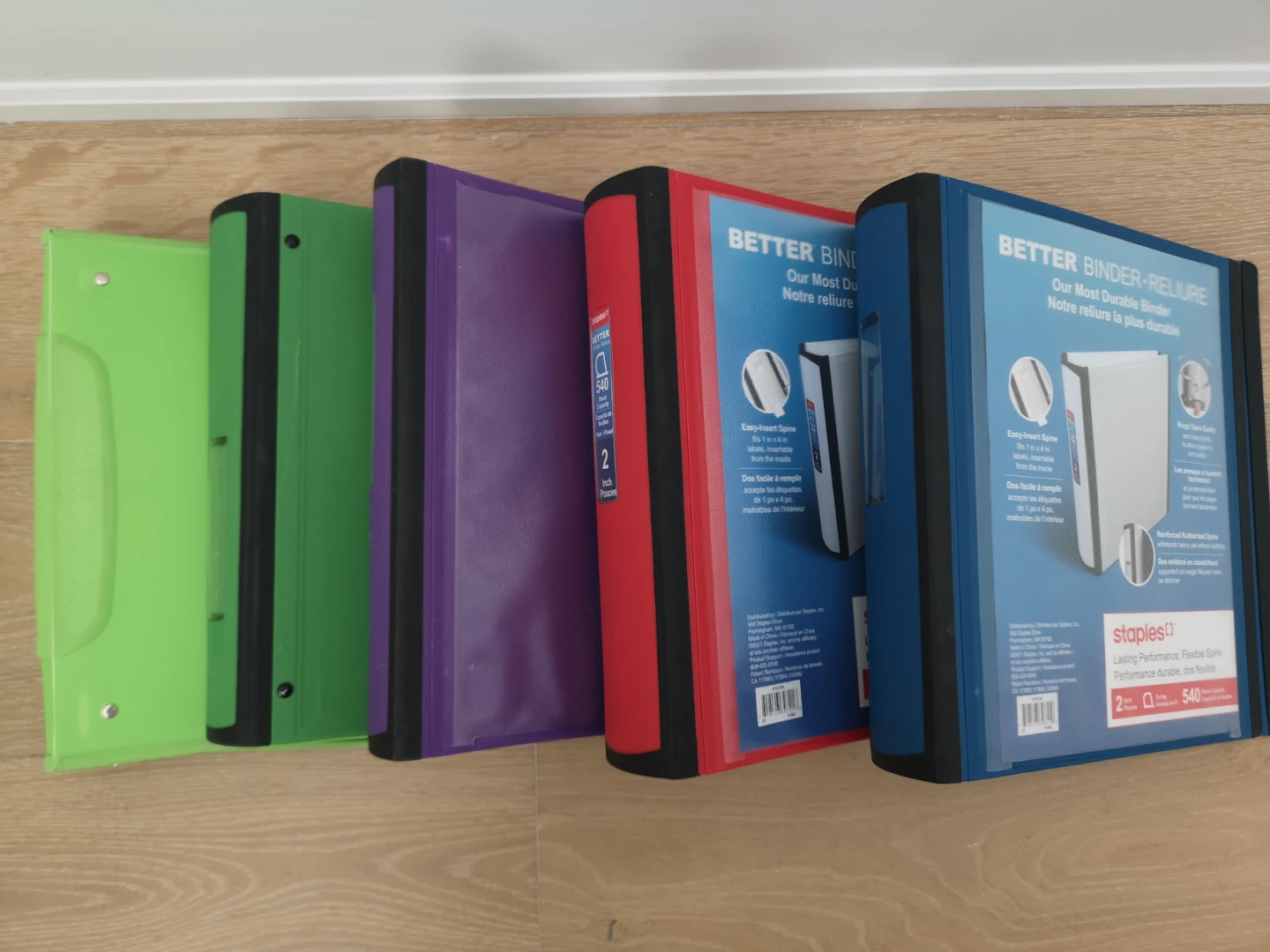 Staples 2 inch Binders