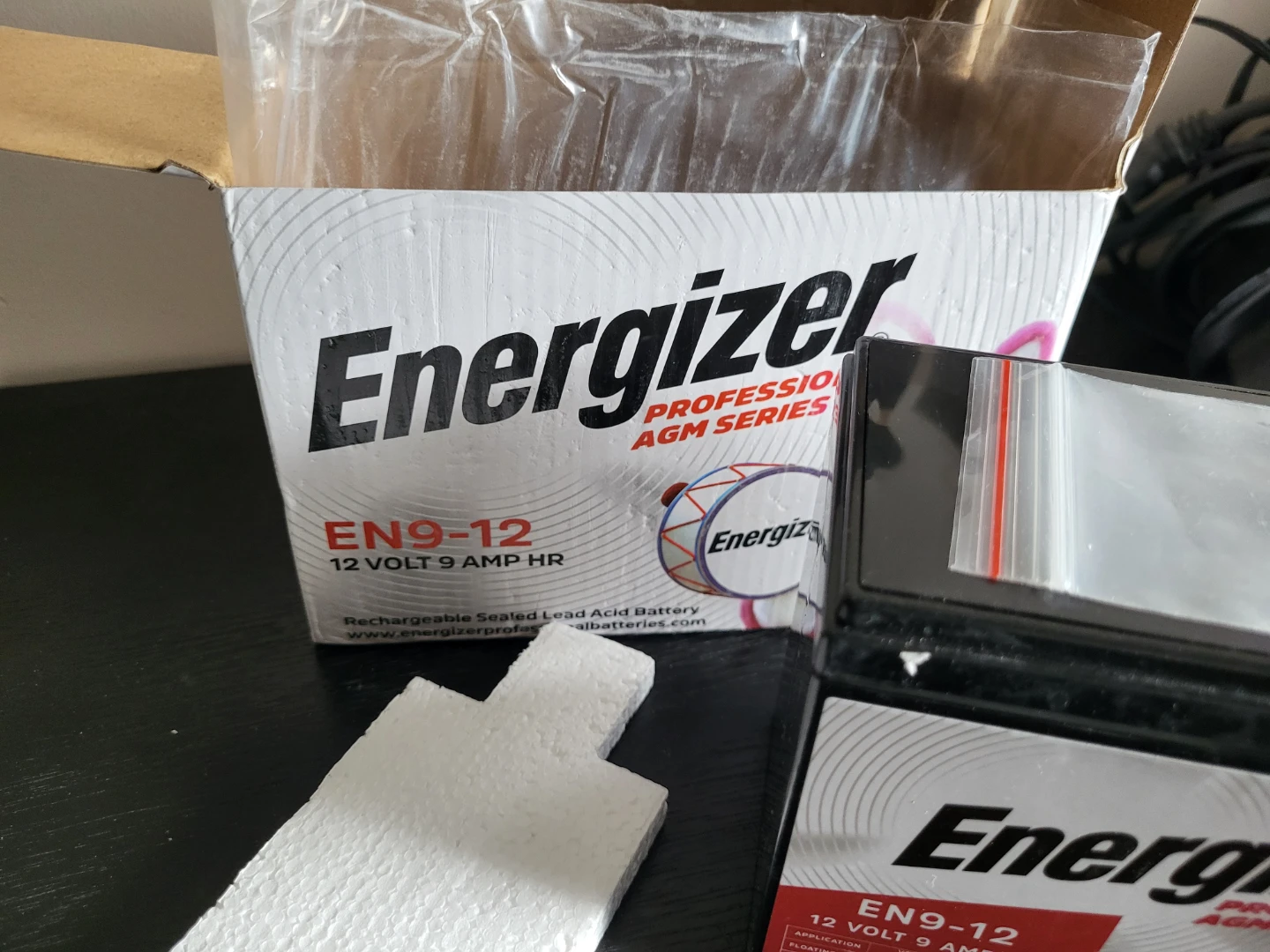 Energizer EN9-12 12V 9AH AGM Series Sealed Lead Acid Battery - photo 2