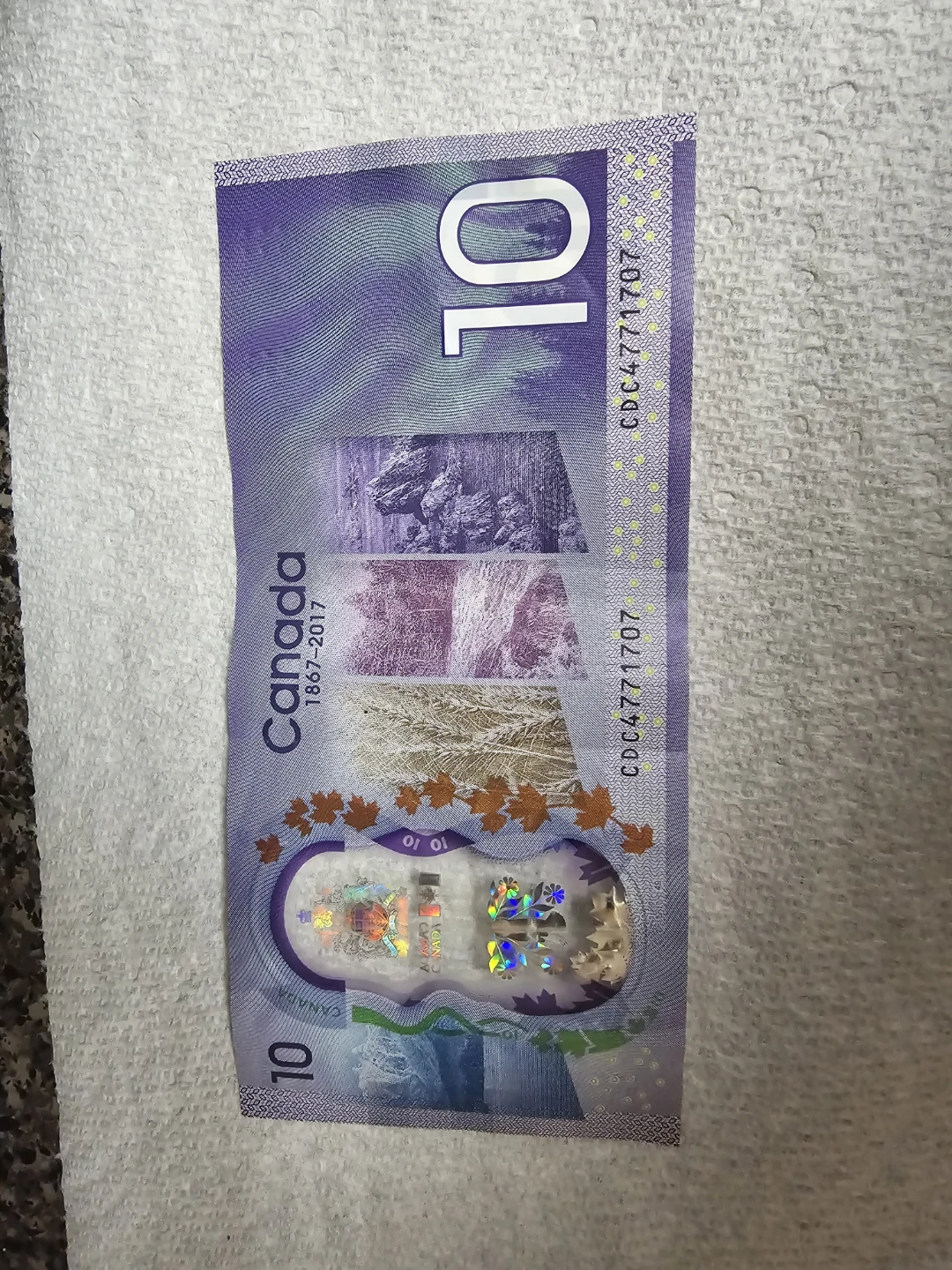 2017 Canada $10 Dollars Polymer, 150th Ann. Commemorative - photo 2