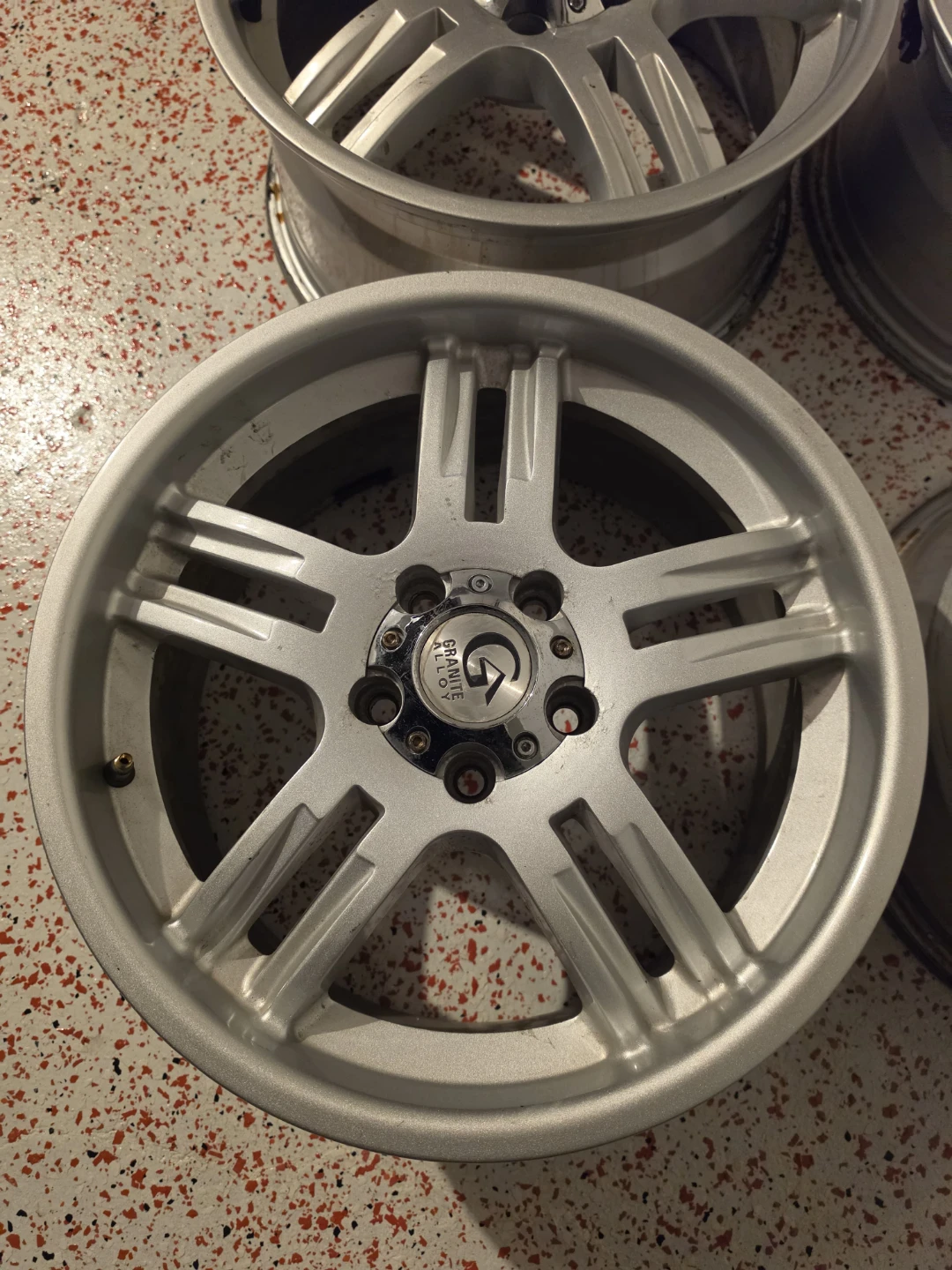 17 inch granite alloy rims wheels 5x114.3 5x4.5 no tires