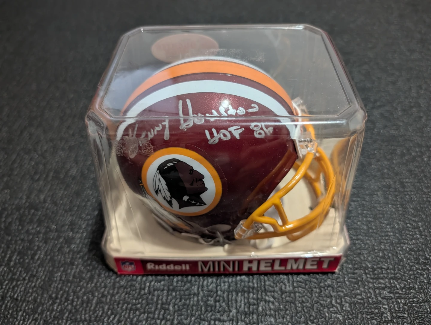 Riddell Washington Redskins Mini Helmet - Ken Houston Signed - photo 3