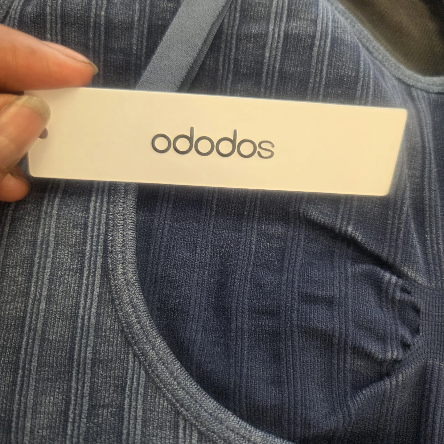 Ododos Ribbed Sports Bra