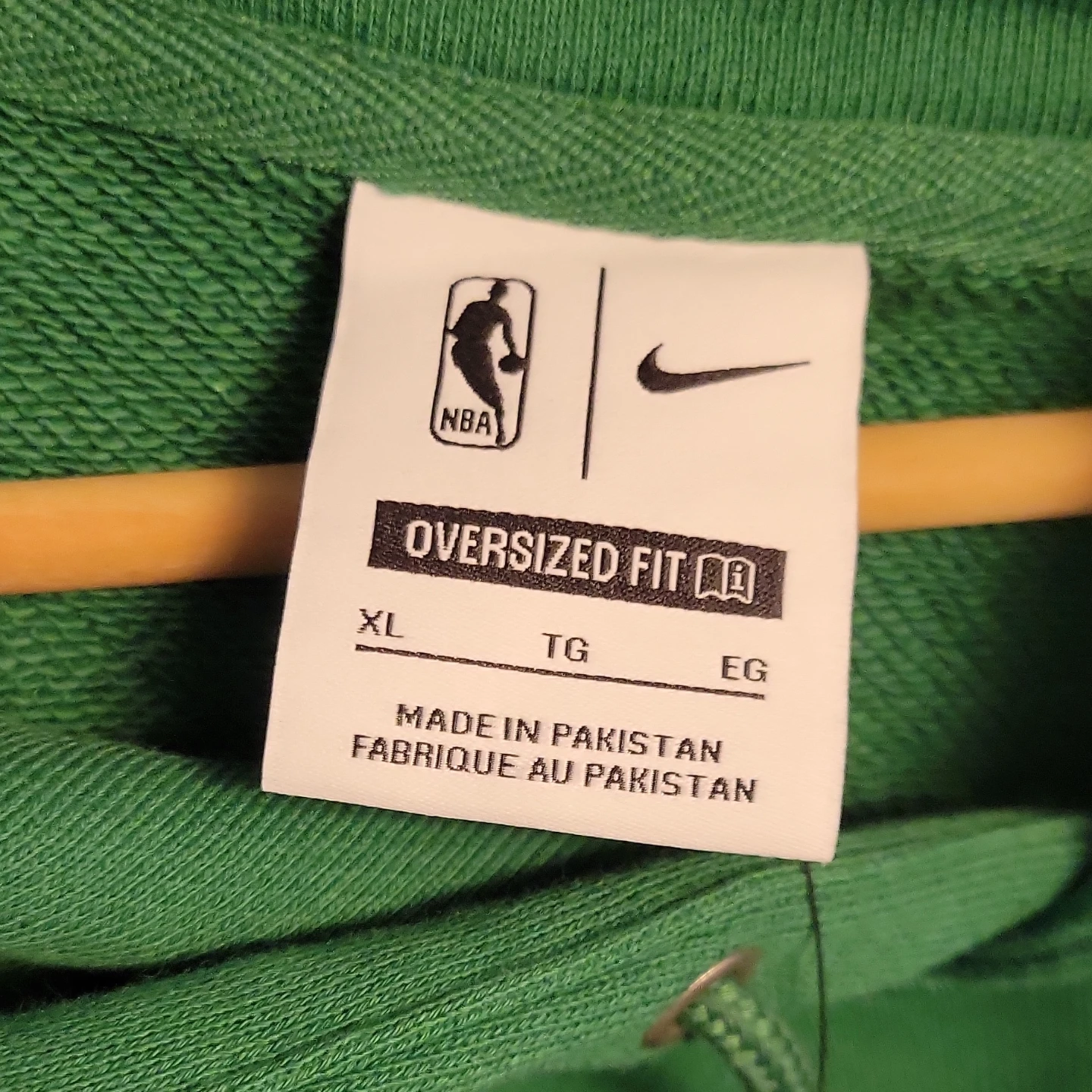Nike Dallas NBA Oversized Hoodie Green XL - photo 5