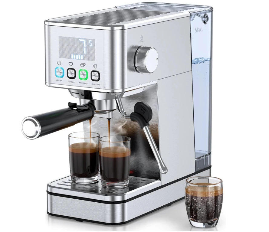 20-Bar Espresso Machine with Milk Frother