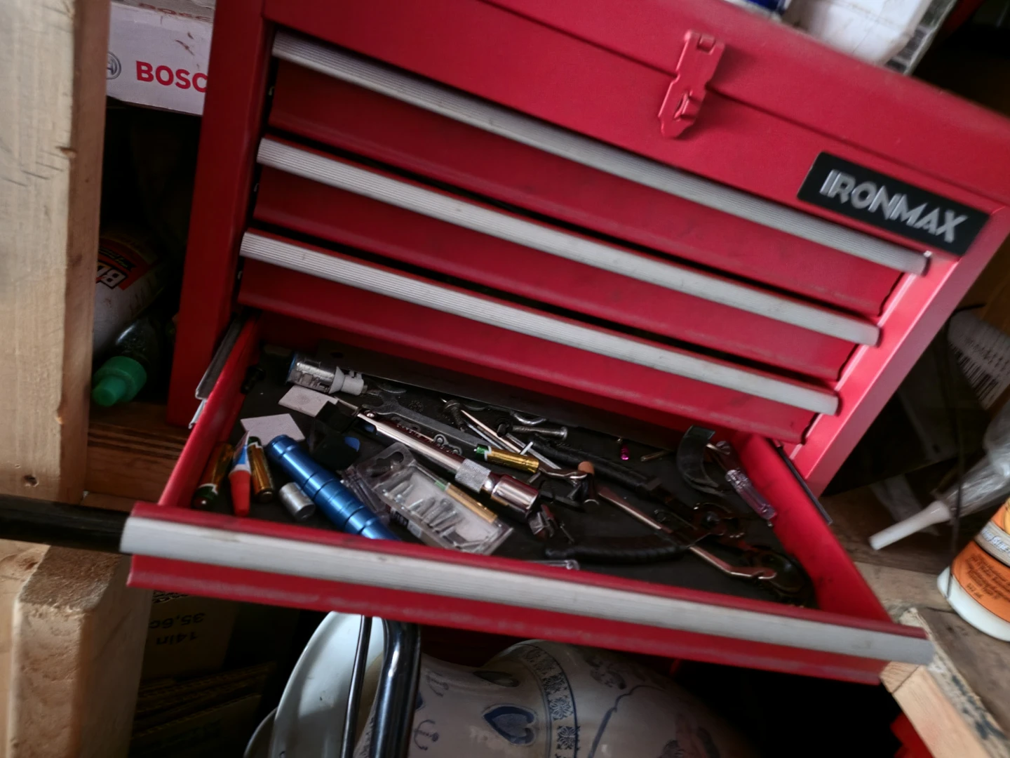 Ironmax Red Metal Tool Chest