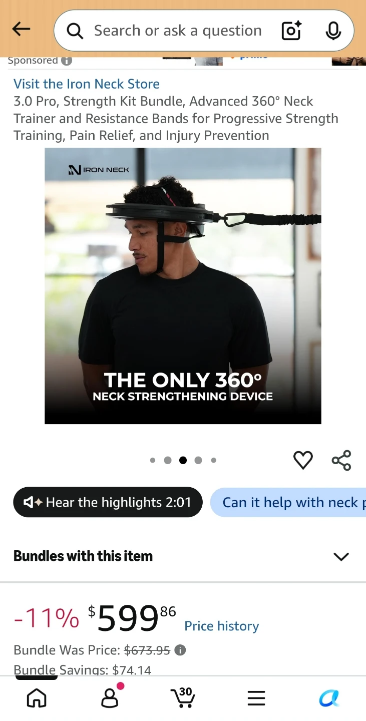 Iron neck