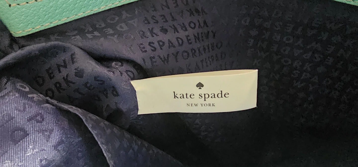 Kate Spade Mint Blue Leather Purse / Crossbody Bag with Dust Bag - photo 4