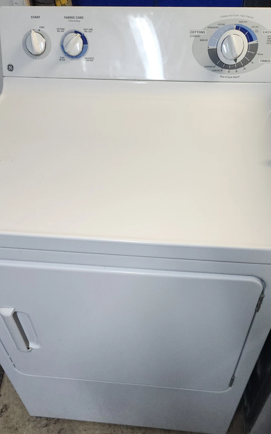 GE Super Capacity Gas Dryer