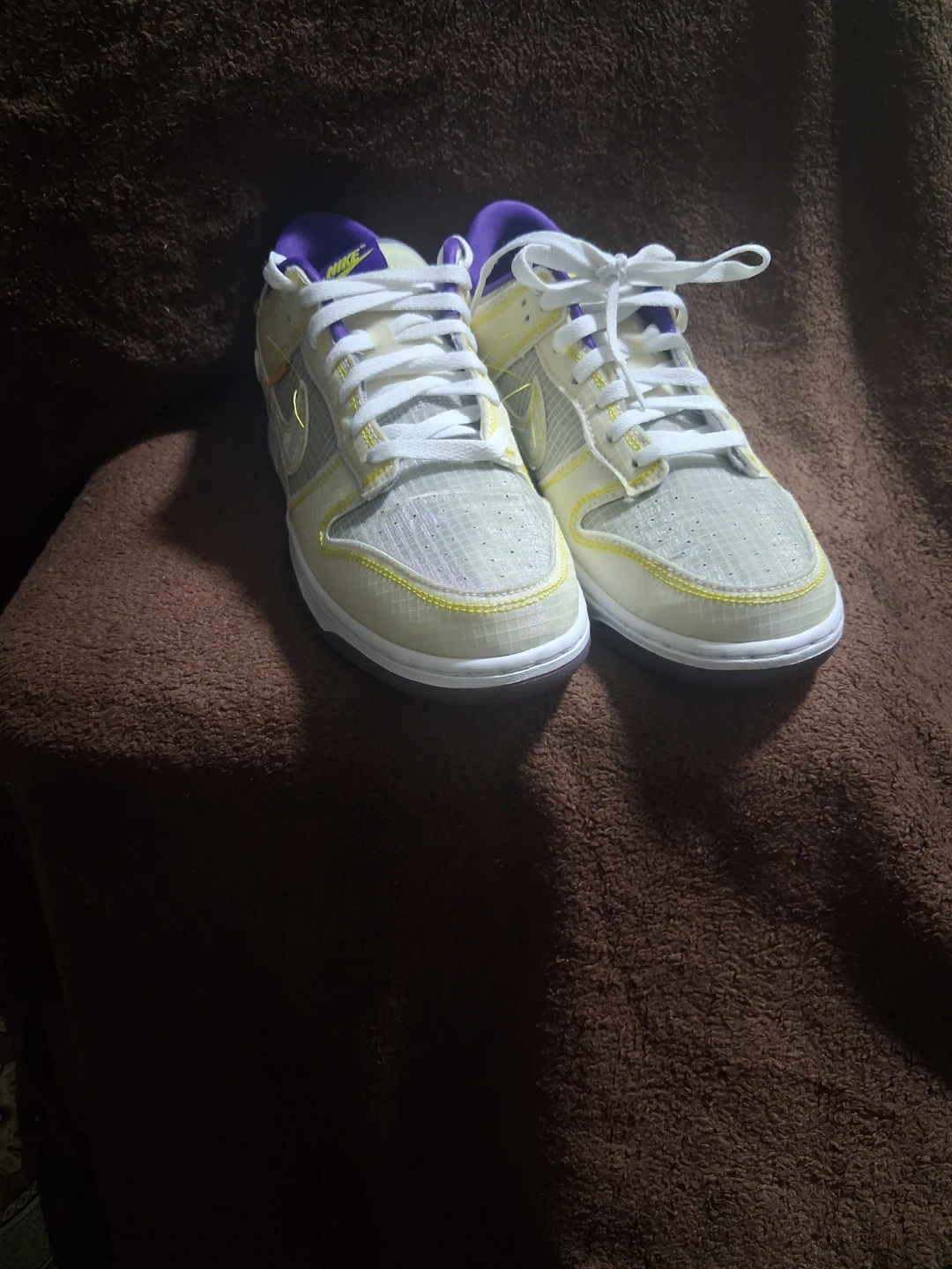 Nike dunk low union court purple size 10 - photo 2