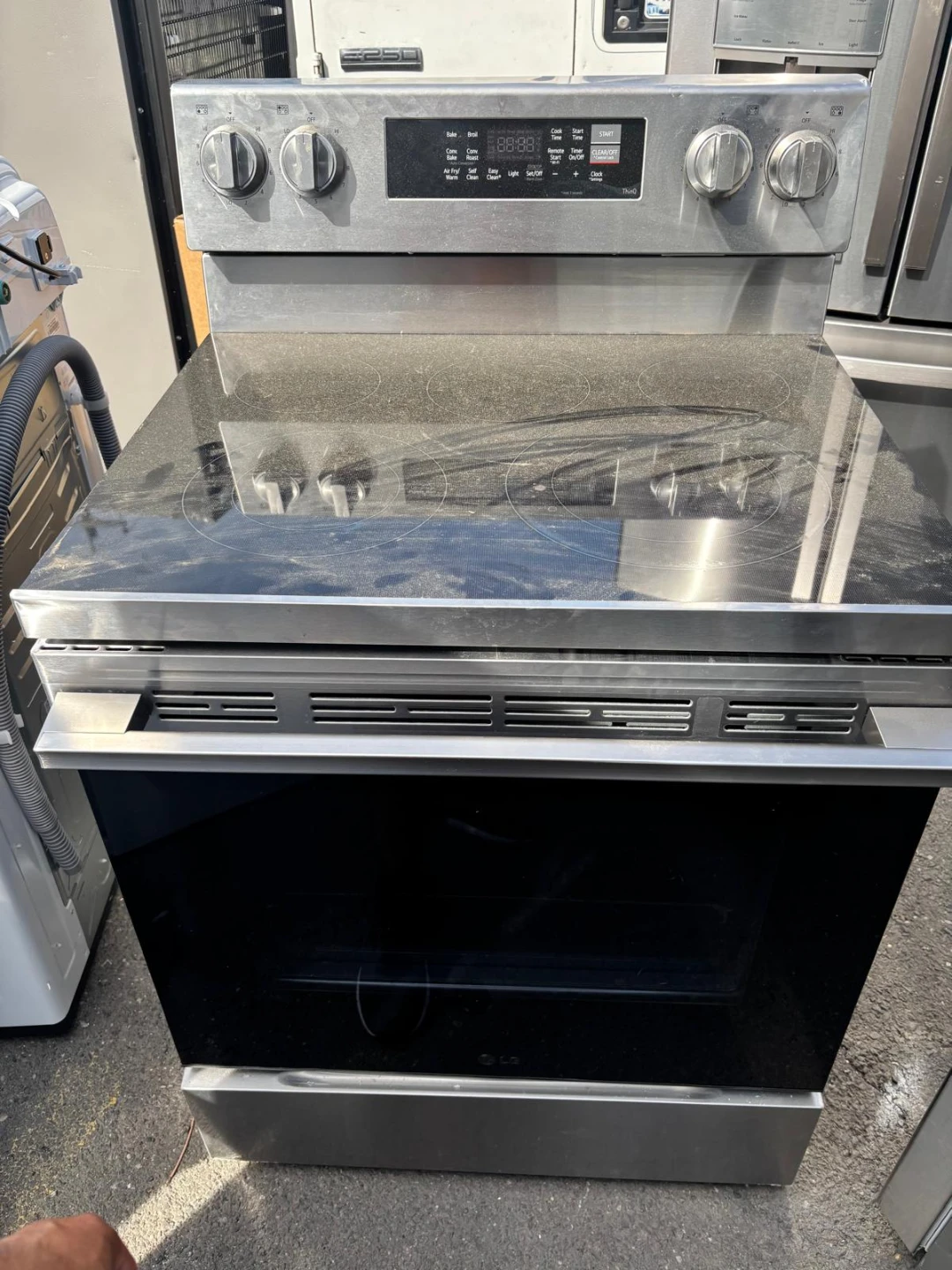 LG ThinQ Stainless Steel Electric Range