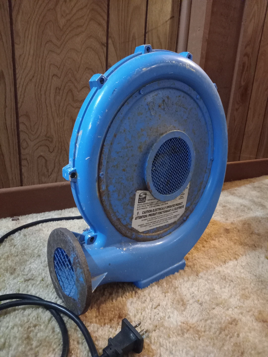 Spin Master E.N.P-1 Air Pump/Blower motor 450W