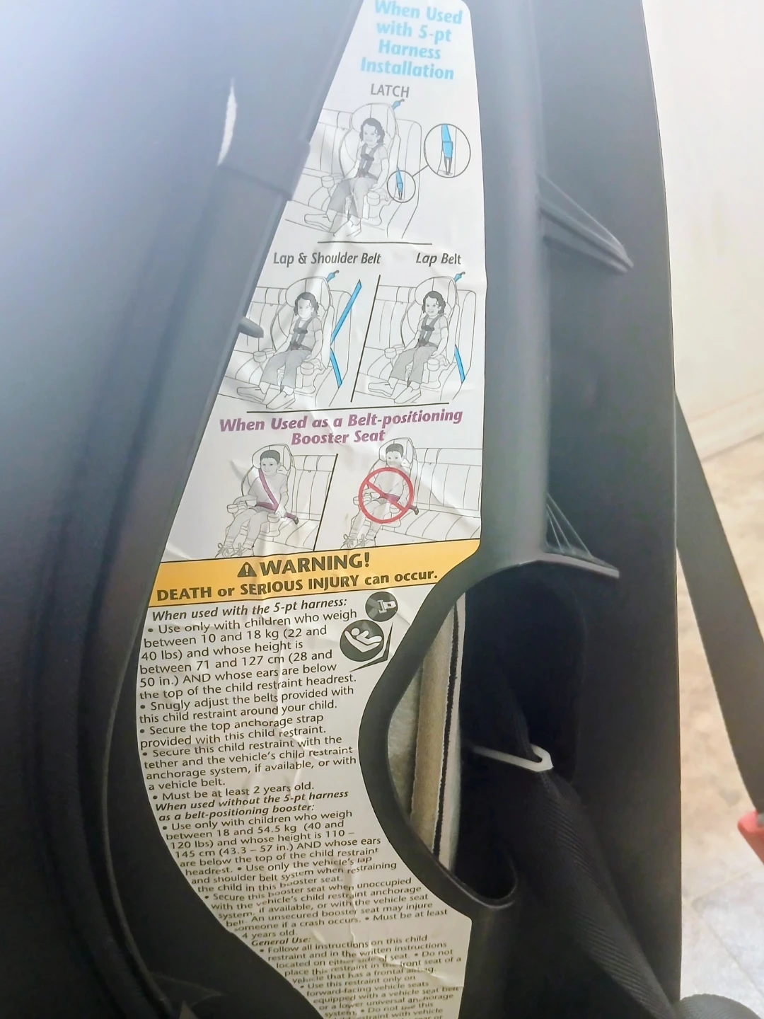 Evenflo Chase Plus Car Seat - photo 4