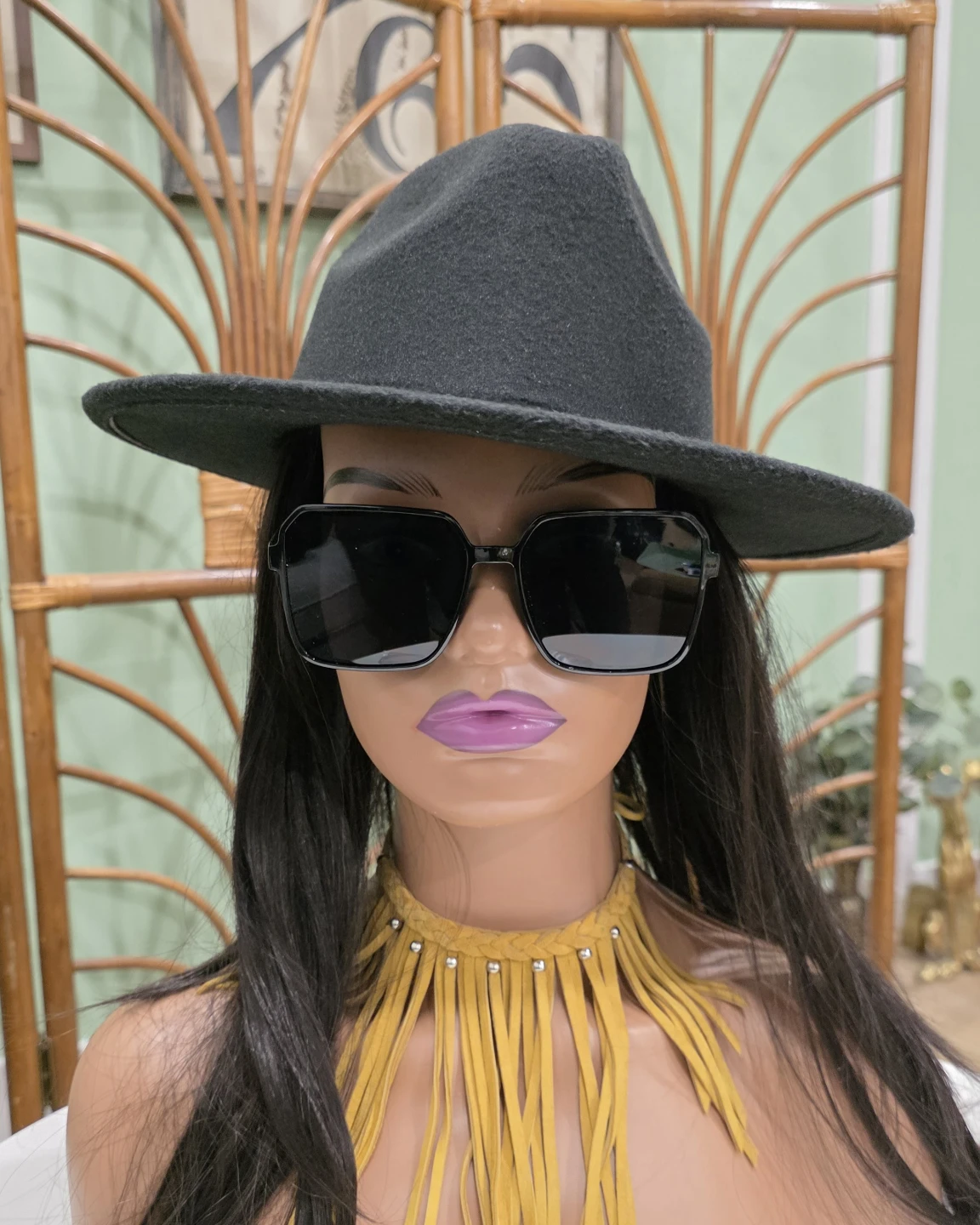New oversized Square Black Sunglasses - photo 2