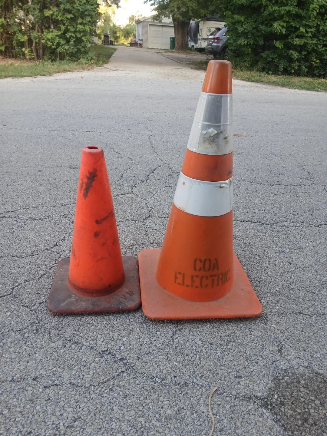 orange medium traffic cone