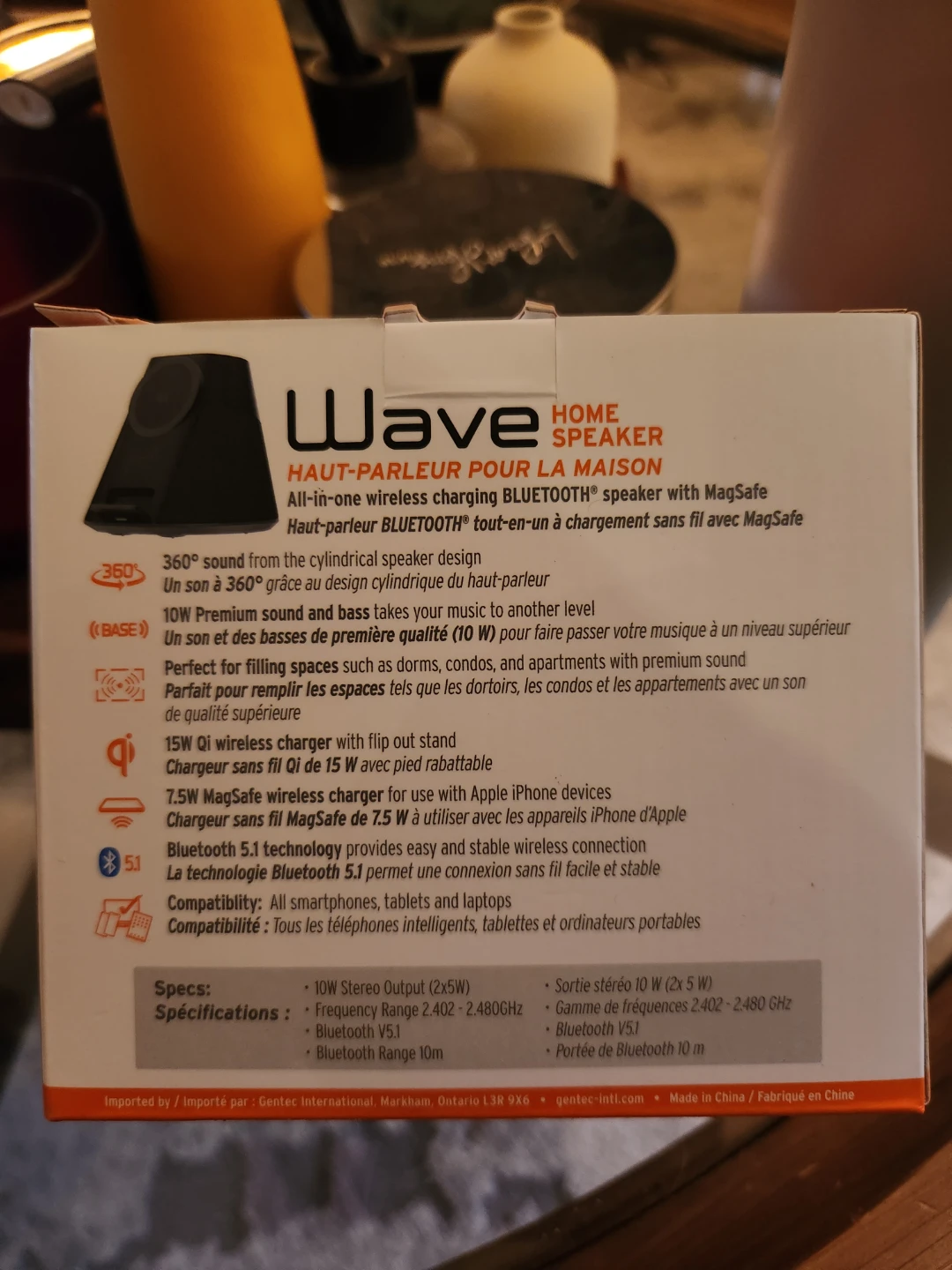 iQ Wave Home Speaker with Wireless Charging - photo 2