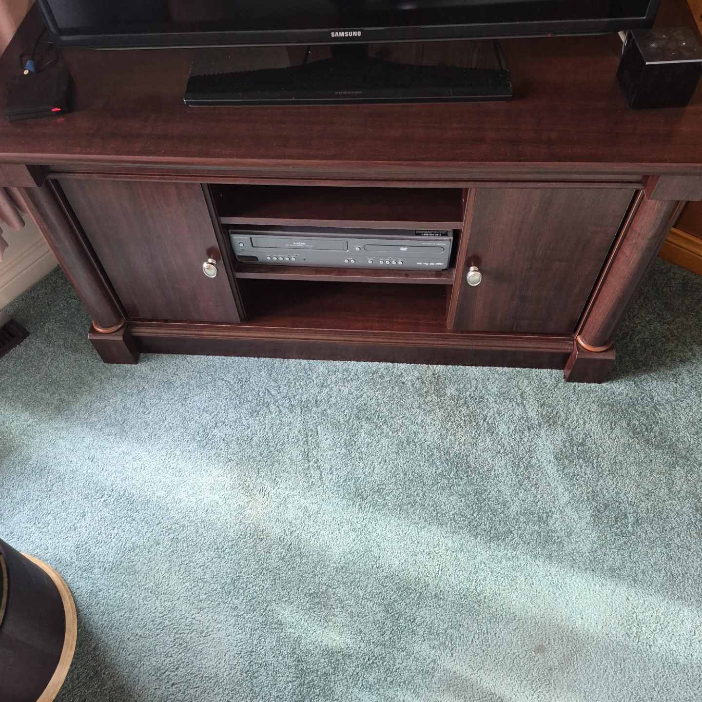 Cherry Wood Media Console - photo 5