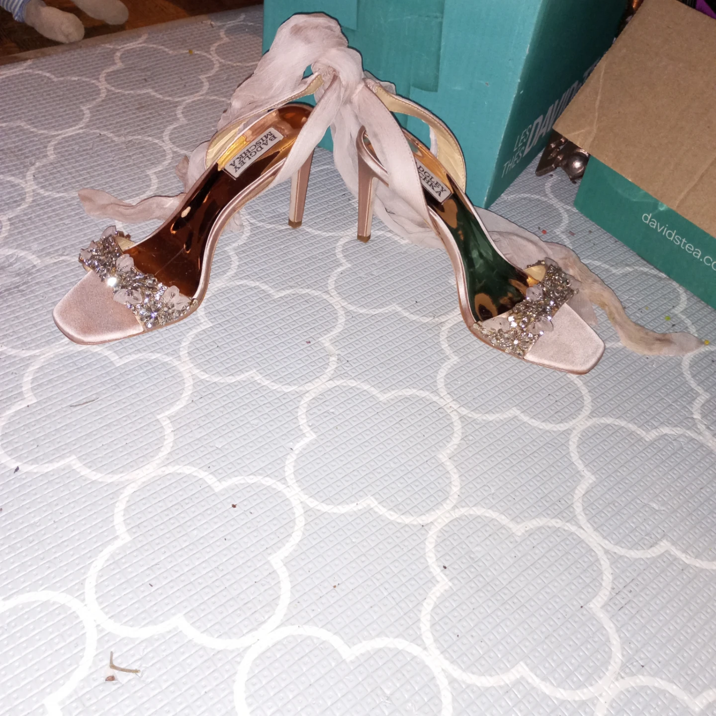 Badgley Mischka embellished heels - photo 5