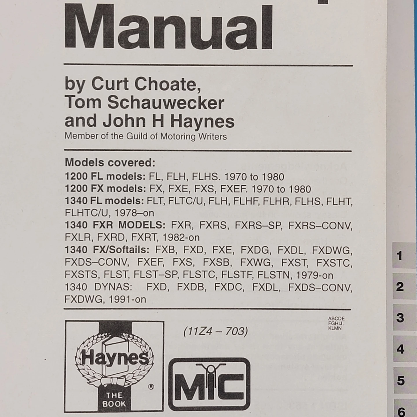 Haynes Harley-Davidson BIG TWINS Workshop Manual - photo 2