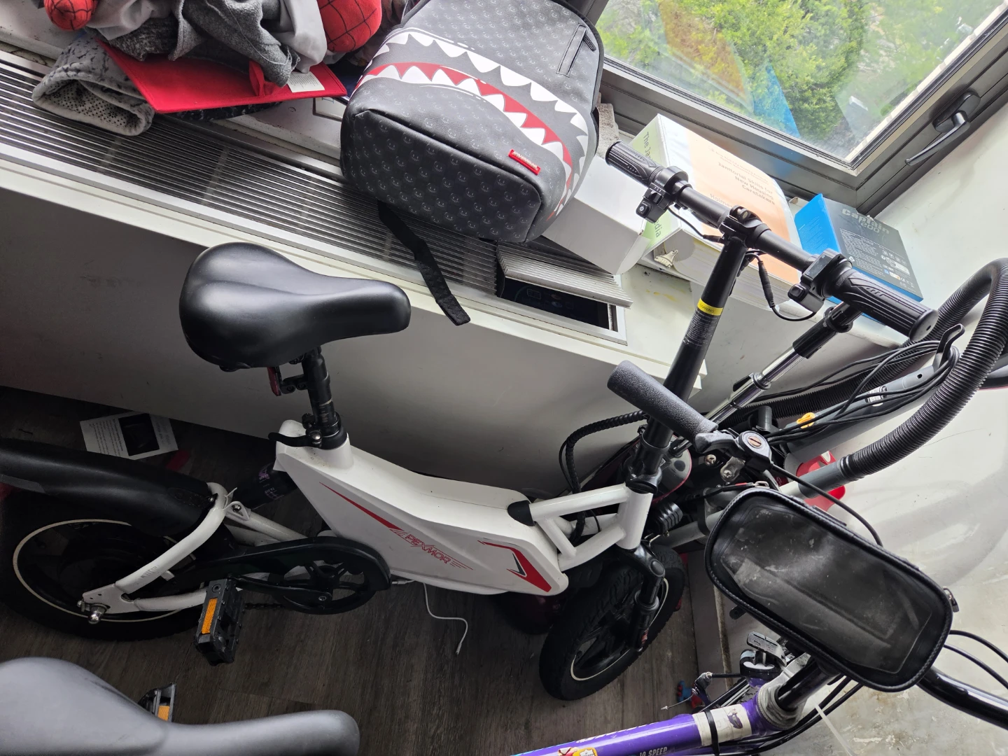 Electric bike with charger